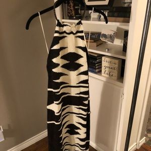Ralph Lauren Black & White Dress Sz M NWT